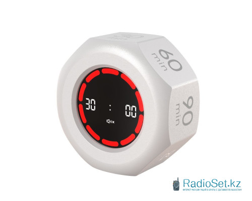 Цифровой гравитационный таймер-куб с экраном Flip Timer Gravity 1-90 минут